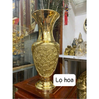 Lọ hoa , lục bình bằng đồng nguyên chất kích thước 26cm 30,35,40cm