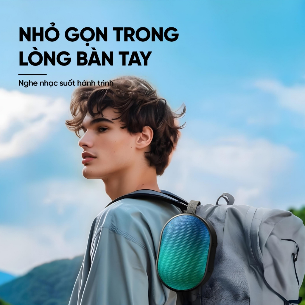 Loa bluetooth soundcore Pyro Mini | Pin 10 giờ | 12 hiệu ứng ánh sáng | BigBuy360 - bigbuy360.vn