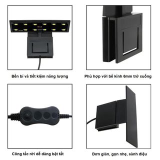Đèn led kẹp mini cho hồ cá Jeneca X3