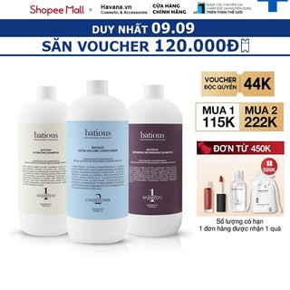 Dầu gội batious phục hồi hư tổn đa tầng, ngăn gàu, kiềm dầu 500ml - 960ml