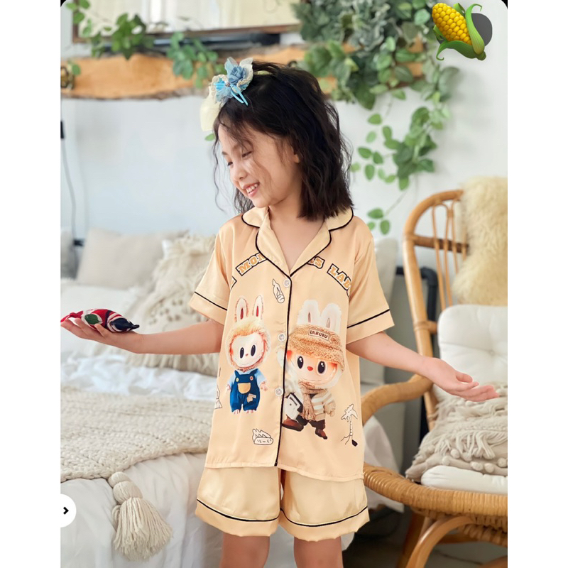 đồ bộ pyjama cho bé trai và gái lụa latin mềm mịn mát