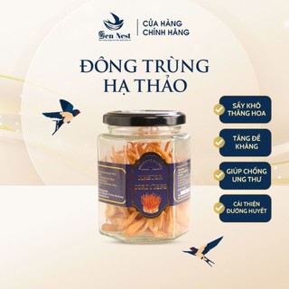 Đông trùng hạ thảo khô sấy thăng hoa đóng hộp 10gram loại 1 bổ sung dinh dưỡng SENNEST