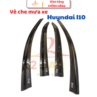 Vè Che Mưa Xe Hyundai i10 2014 - 2021, 2022, 2023,2024 Bản Sedan - Hatchback nhựa đen