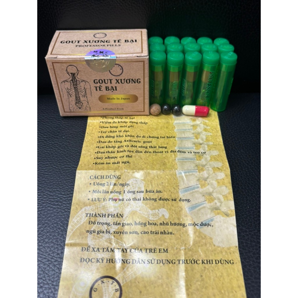 Gout Xương Tê Bại 15 Ống Gout Xương Khớp Japan