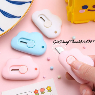 Dao rọc giấy mini bỏ túi hình đám mây đáng yêu