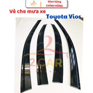 Vè Che Mưa Xe Toyota Vios 2018 - 2022, 2023,2024  loại nhựa đen cao cấp
