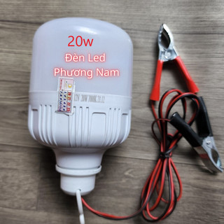 Bóng led kẹp bình Ắc quy 12v - Đèn Led Phương Nam