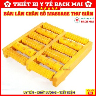 Bàn Lăn Chân Gỗ Massage Bấm Huyệt Thư Giãn