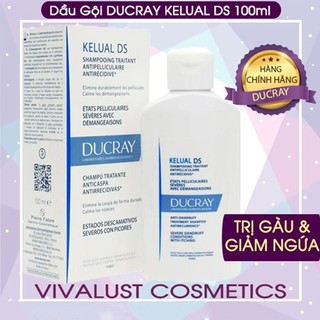 Dầu gội ducray kelual ds shampoo 100ml - giảm gàu nặng & giảm ngứa