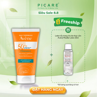 Sữa chống nắng quang phổ rộng cho da dầu mụn Avène Cleanance Protect SPF50+ Blue Light 50ml