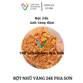 100 gram Bột nhũ vàng 24k pha sơn