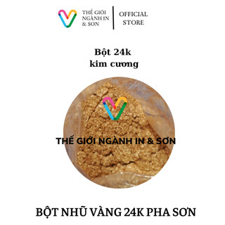 100 gram Bột nhũ vàng 24k pha sơn