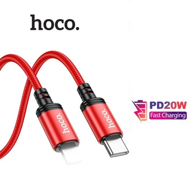 Cáp sạc nhanh Typec to IP PD20W 3.0A Hoco X89 truyền dữ liệu dùng cho ip11/12/13/14 dài 100CM