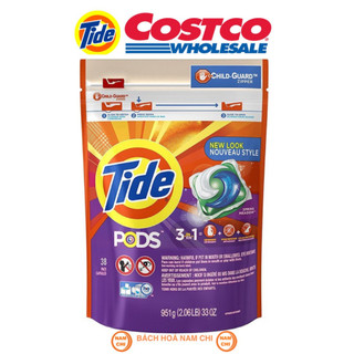 [LẺ 1 TÚI] Viên Giặt TIDE PODS 3in1 - Túi 967g - Gồm 42 Viên Giặt Tide Của Mỹ