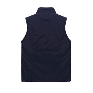 Áo gile phóng viên túi hộp, vải dù phối lưới mát, nhẹ ARM-945 (Xanh mực)