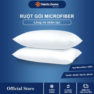 Ruột gối nằm HANTEXHOME kích thước 35x50 45x65 50x70 60x80 lông vũ nhân tạo Microfiber cao cấp