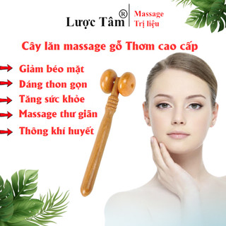 Cây lăn mặt bằng gỗ Thơm tăng cường tuần hoàn máu khỏe đẹp tự nhiên-hãng Lược Tâm