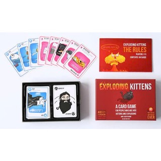 Bài Mèo Nổ - Exploding Kittens (hộp đỏ) - Muasamhot1208