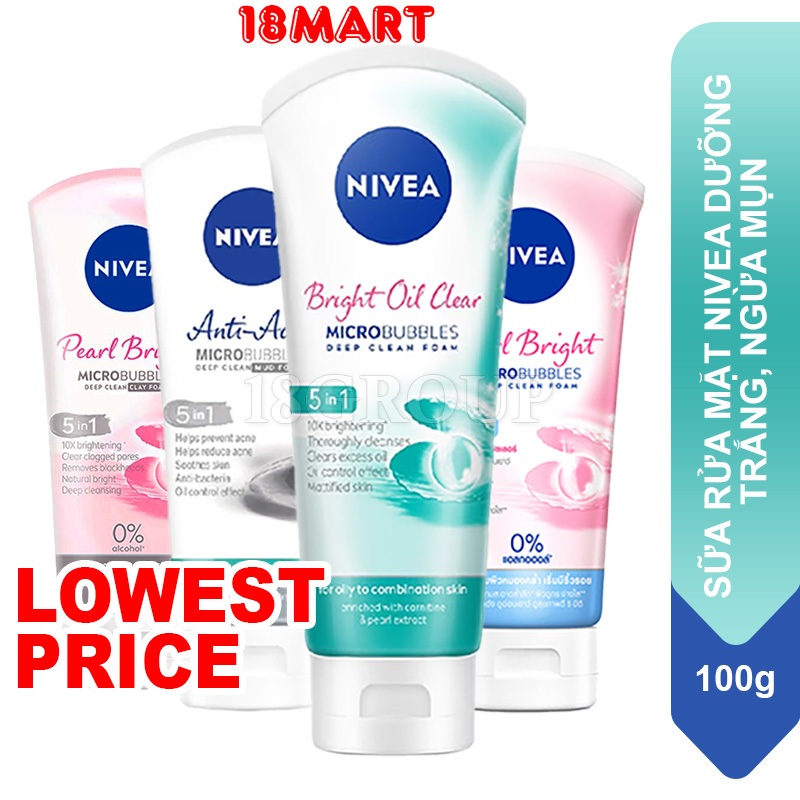 Sữa Rửa Mặt NIVEA Nữ Tuýp (100g)