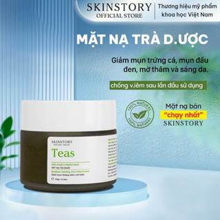 Mặt nạ ngải cứu thảo mộc, giảm mụn, sáng da, mờ thâm Teas, Skinstory Việt Nam