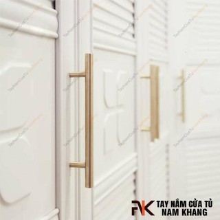 Tay nắm tủ dạng thanh tròn vàng mờ NK238-V (Màu Vàng Mờ)
