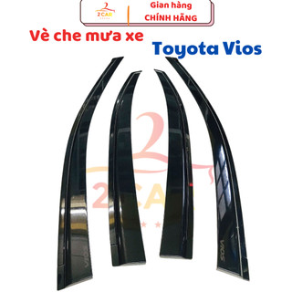 Vè Che Mưa Xe Toyota Vios 2003- 2017- 2019- 2022-2023-2024 , loại nhựa đen cao cấp