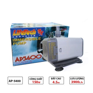 Máy bơm nước lifetech ap 5400 công suất 100w- máy bơm chìm hồ cá cao cấp lớn bể koi xi măng non bộ thuỷ canh