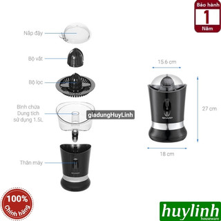 Máy vắt cam Sharp EJ-J850-BK - 85W [Sharp J850]
