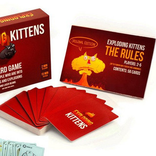 Bài Mèo Nổ - Exploding Kittens (hộp đỏ) board game Asam