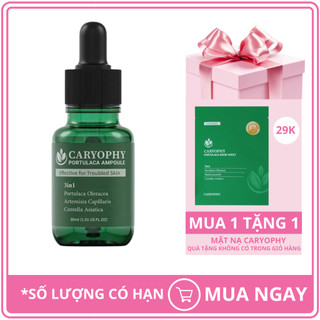 Serum giảm mụn mờ thâm se khít lỗ chân lông Caryophy