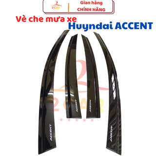 Vè Che Mưa Xe Hyundai Accent 2018- 2020, 2021,2022, 2023,2024 nhựa đen dày