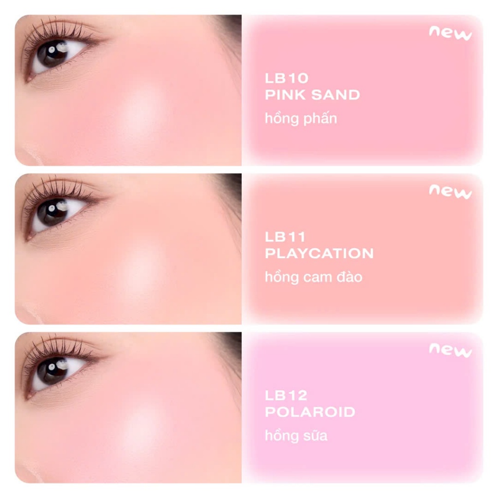 Má Hồng Dạng Kem OFÉLIA Lolli Liquid Blush - Ofelia Má Hồng Xinh Xắn [LB12 - LB02 - LB03 - LB04 - LB09 - LB06] | BigBuy360 - bigbuy360.vn