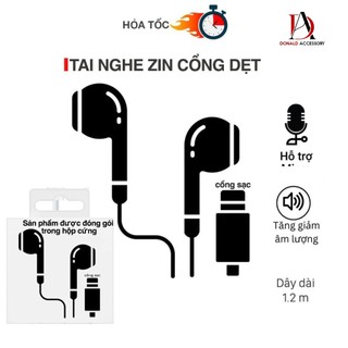  Tai nghe dây chân dẹt cắm trực tiếp không cần bluetooth có mic cho táo 7 8 X Xsmax 11 12 13 14 pro Bảo Hành 12 Tháng 