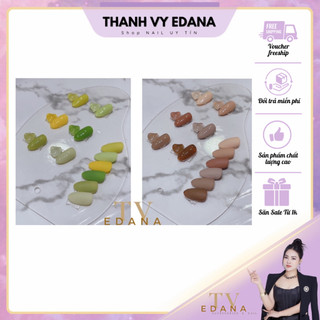 Sét sơn gel 6 chai tặng kèm bảng màu mika, Sơn móng tay