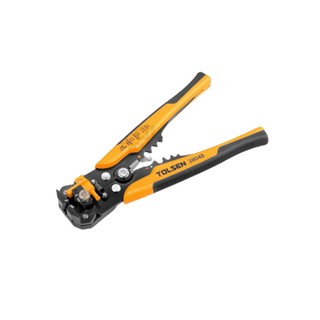 Kìm tuốt dây điện tự động công nghiệp, bấm cos, cắt dây Tolsen, kìm đa năng 3 trong 1, hàm thép cao cấp Cr12MoV mã 38048