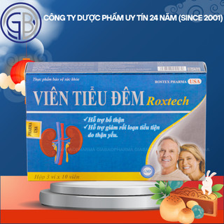 Viên uống giảm tiểu đêm, tiểu buốt, tiểu nhiều lần Tiểu đêm Roxtech