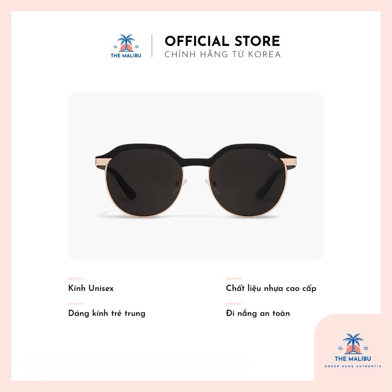 Kính râm unisex MCCOIN Muggle 01 Hàn Quốc, kính mát Mccoin thời trang chống UV thích hợp cả nam và n