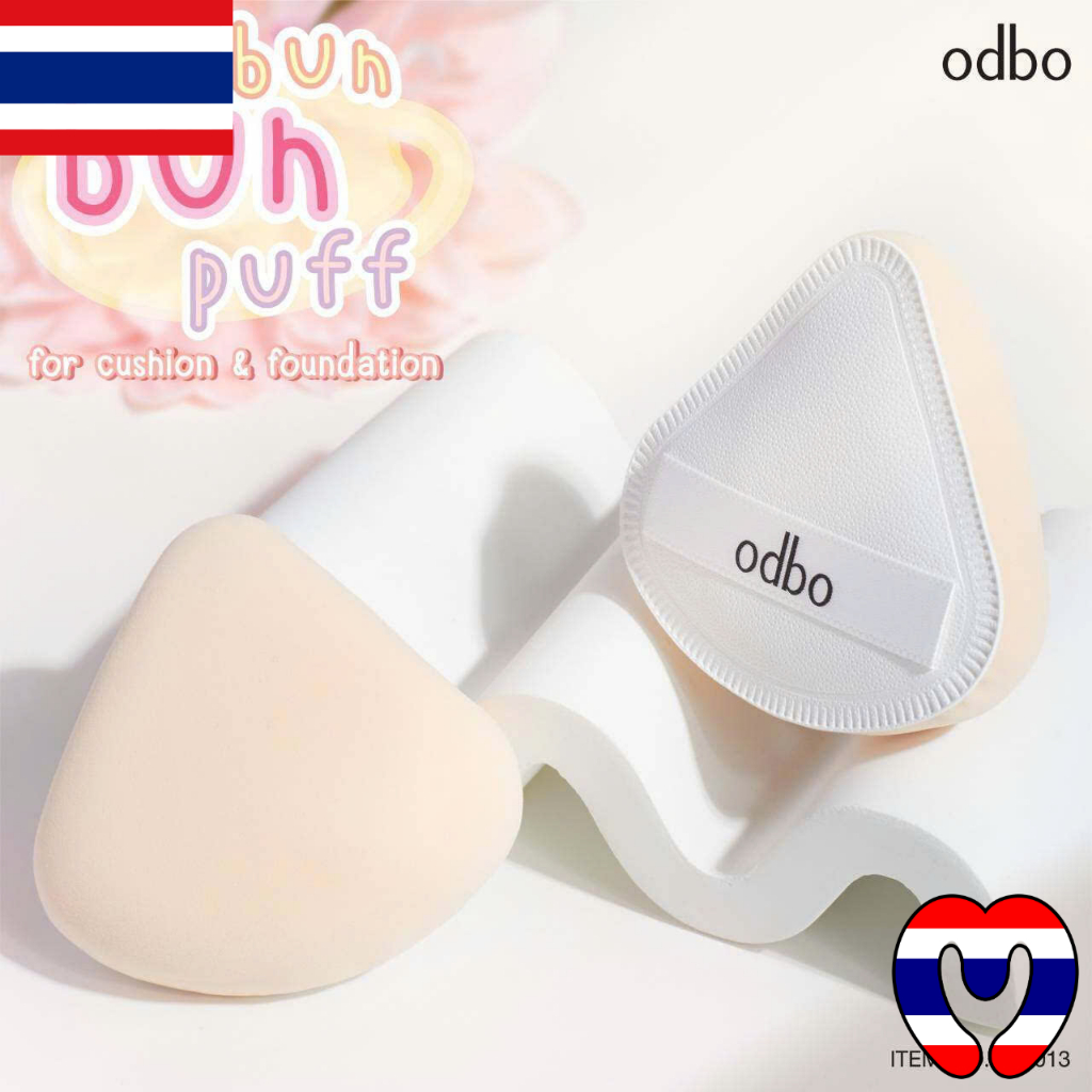 Mút trang điểm Odbo BunBun Puff dặm cushion kem nền gói 01 cái loại lớn - Thái Lan