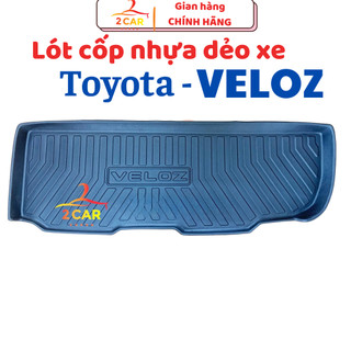 Lót cốp sau xe Toyota Veloz 2022 2023 2024 chất liệu nhựa dẻo, không mùi, không thấm nước LCN-TO003