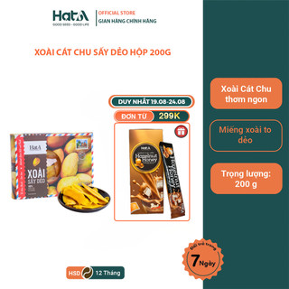 Xoài sấy dẻo Hạt A Cafe 100% vị chua ngọt thơm ngon tự nhiên 200gr