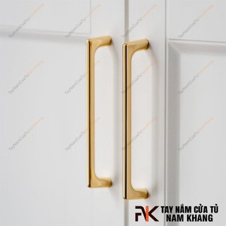 Tay nắm tủ dạng thanh tròn NK211-V (Màu Vàng)