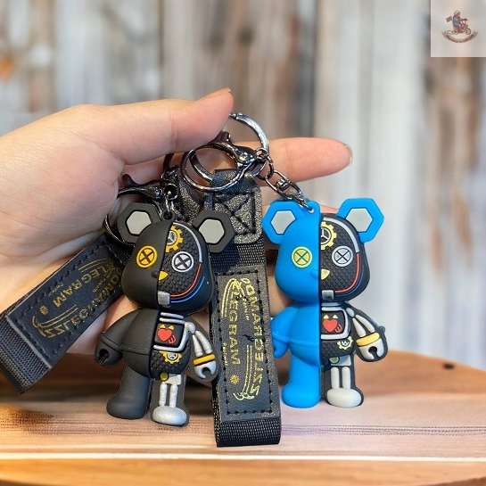 Móc Khóa Gấu Robot BearBrick Đa Màu Sắc