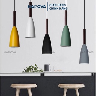 Bộ 03 Đèn thả trần chuôi gỗ HAPOVA RÍTAMS 7582/3
