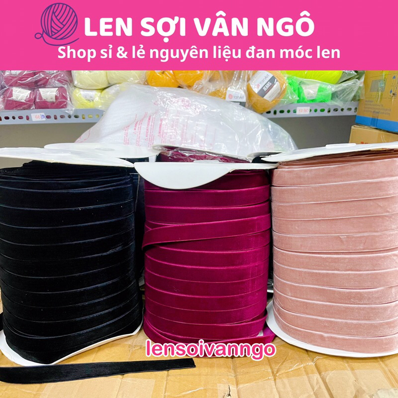 Combo 3m ruy băng nhung bản 15mm (26119)