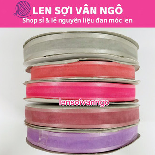 5 mét Ruy băng voan viền lụa (bản 16mm)