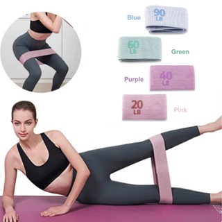 Đai kháng lực miniband tập gym pilates, dây ben kháng lực vải tập mông đùi, tập chân cho nam nữ - HR4