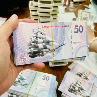 Tờ tiền lưu niệm thuận buồm xuôi gió Macau giao ngẫu nhiên số seri