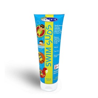 Dầu gội sữa tắm khử CLO 2 in 1 cho bé hiệu TRISWIM Mỹ khử Clo muối biển hóa chất 2 trong 1 Mirilik