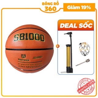 Quả bóng rổ số size 7 | Banh Bóng Rổ | SB1000 Jogarbola x Stepback | Cao Cấp Tiêu Chuẩn Thi Đấu basketball