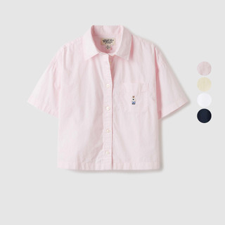 Áo Sơ Mi WHO.A.U Steve Crop Short Sleeve Shirts_WHYWE2513F